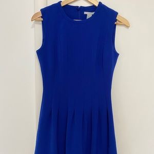 Blue knee length dress